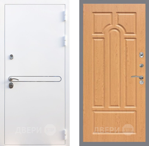 Входная металлическая Дверь Рекс (REX) 27 FL-58 Дуб в Электроуглях