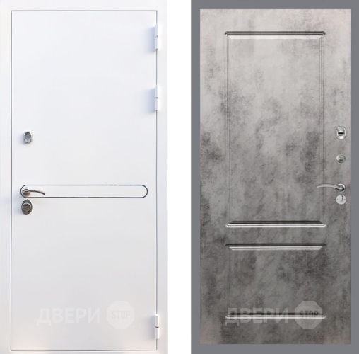 Дверь Рекс (REX) 27 FL-117 Бетон темный в Электроуглях