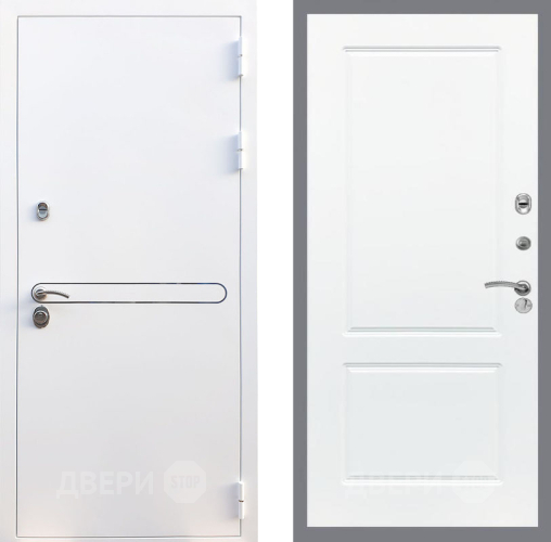 Входная металлическая Дверь Рекс (REX) 27 FL-117 Силк Сноу в Электроуглях