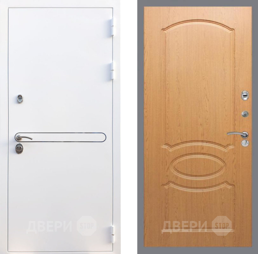 Входная металлическая Дверь Рекс (REX) 27 FL-128 Дуб в Электроуглях