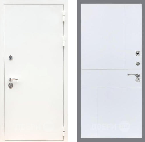 Дверь Рекс (REX) 5 Белая Шагрень FL-290 Силк Сноу в Электроуглях