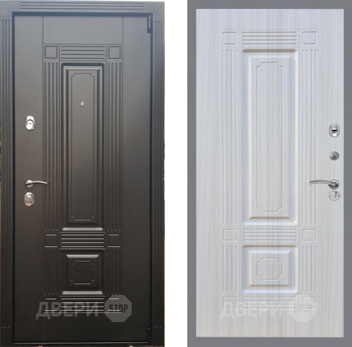 Входная металлическая Дверь Рекс (REX) 9 FL-2 Сандал белый в Электроуглях