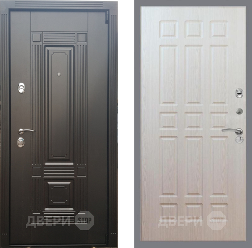 Входная металлическая Дверь Рекс (REX) 9 FL-33 Беленый дуб в Электроуглях