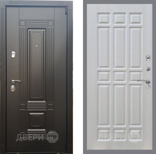 Входная металлическая Дверь Рекс (REX) 9 FL-33 Лиственница беж в Электроуглях