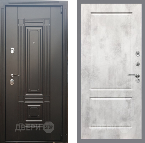 Входная металлическая Дверь Рекс (REX) 9 FL-117 Бетон светлый в Электроуглях