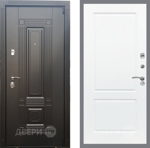 Входная металлическая Дверь Рекс (REX) 9 FL-117 Силк Сноу в Электроуглях