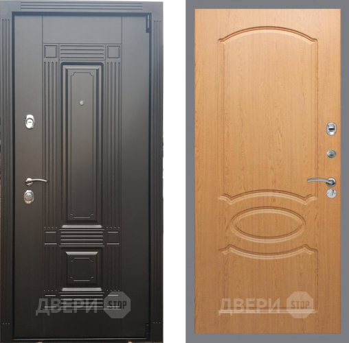 Входная металлическая Дверь Рекс (REX) 9 FL-128 Дуб в Электроуглях