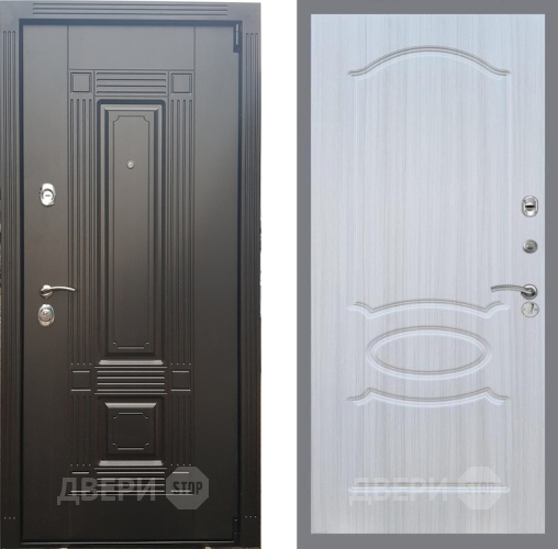 Входная металлическая Дверь Рекс (REX) 9 FL-128 Сандал белый в Электроуглях