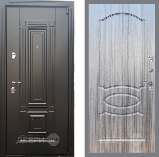 Входная металлическая Дверь Рекс (REX) 9 FL-128 Сандал грей в Электроуглях