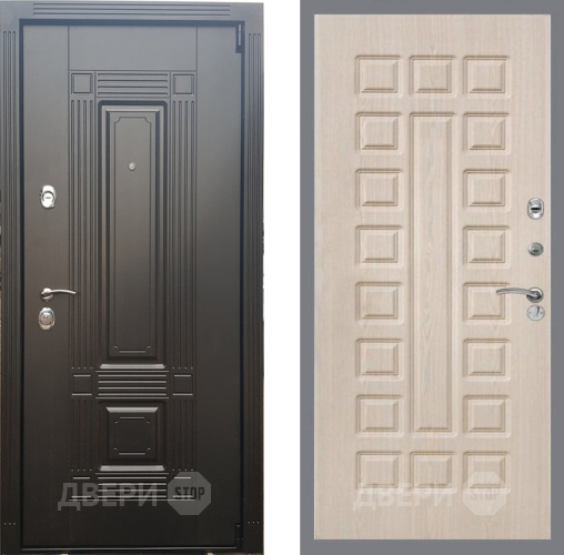 Входная металлическая Дверь Рекс (REX) 9 FL-183 Беленый дуб в Электроуглях