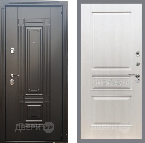 Входная металлическая Дверь Рекс (REX) 9 FL-243 Лиственница беж в Электроуглях