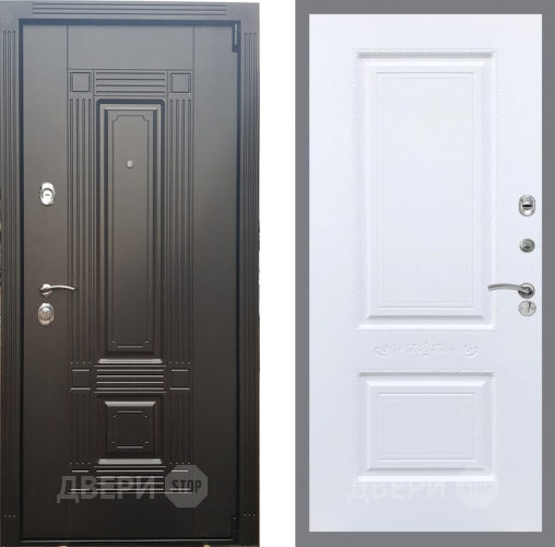 Входная металлическая Дверь Рекс (REX) 9 Смальта Силк Сноу в Электроуглях