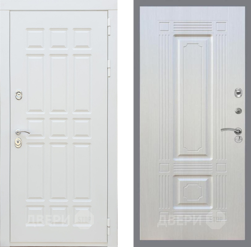 Входная металлическая Дверь Рекс (REX) 8 Силк Сноу FL-2 Лиственница беж в Электроуглях