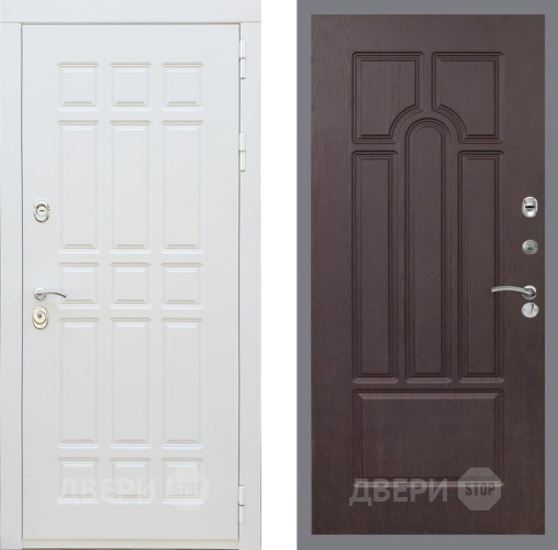 Входная металлическая Дверь Рекс (REX) 8 Силк Сноу FL-58 Венге в Электроуглях