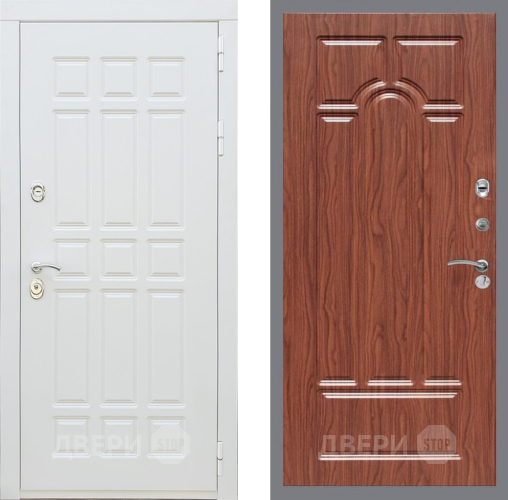 Дверь Рекс (REX) 8 Силк Сноу FL-58 орех тисненый в Электроуглях