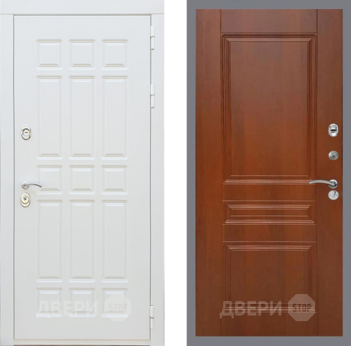 Входная металлическая Дверь Рекс (REX) 8 Силк Сноу FL-243 Итальянский орех в Электроуглях