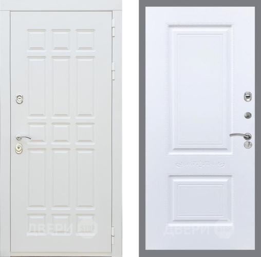 Входная металлическая Дверь Рекс (REX) 8 Силк Сноу Смальта Силк Сноу в Электроуглях