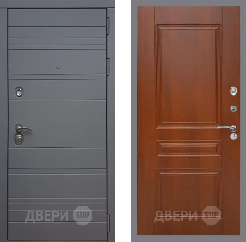Входная металлическая Дверь Рекс (REX) 14 силк титан FL-243 Итальянский орех в Электроуглях
