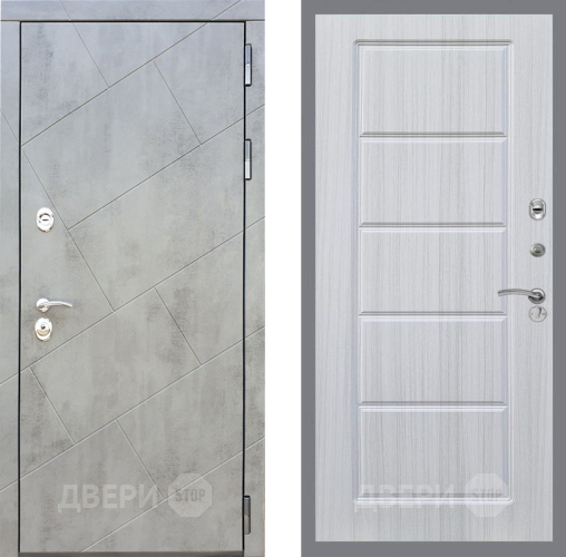 Входная металлическая Дверь Рекс (REX) 22 FL-39 Сандал белый в Электроуглях