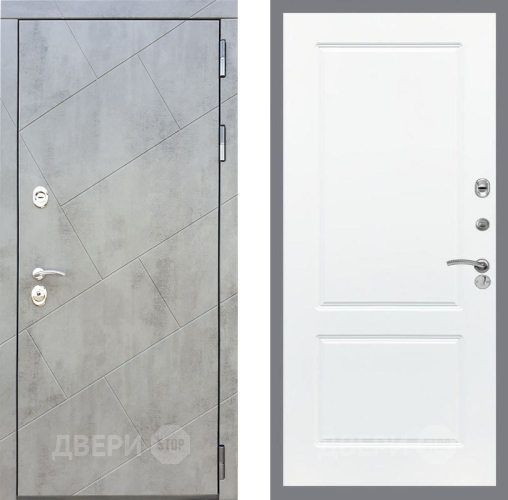 Входная металлическая Дверь Рекс (REX) 22 FL-117 Силк Сноу в Электроуглях