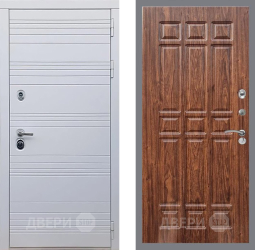 Дверь Рекс (REX) 14 Силк Сноу FL-33 орех тисненый в Электроуглях