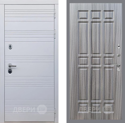 Входная металлическая Дверь Рекс (REX) 14 Силк Сноу FL-33 Сандал грей в Электроуглях