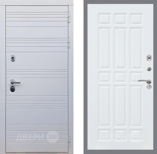 Входная металлическая Дверь Рекс (REX) 14 Силк Сноу FL-33 Силк Сноу в Электроуглях