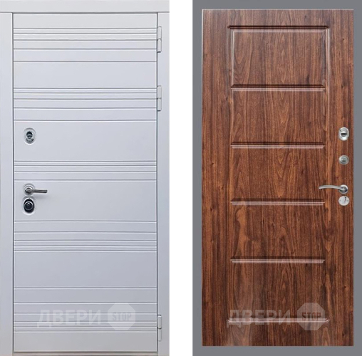 Входная металлическая Дверь Рекс (REX) 14 Силк Сноу FL-39 орех тисненый в Электроуглях