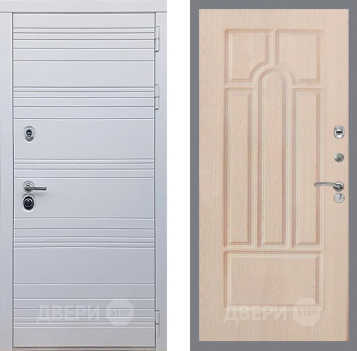 Входная металлическая Дверь Рекс (REX) 14 Силк Сноу FL-58 Беленый дуб в Электроуглях