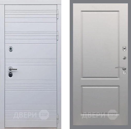 Входная металлическая Дверь Рекс (REX) 14 Силк Сноу FL-117 Грей софт в Электроуглях