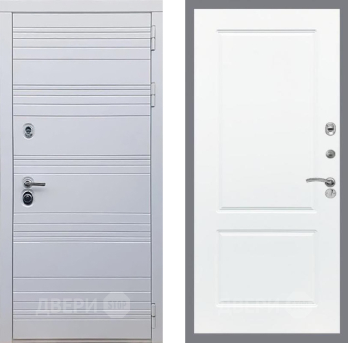 Входная металлическая Дверь Рекс (REX) 14 Силк Сноу FL-117 Силк Сноу в Электроуглях