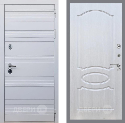 Дверь Рекс (REX) 14 Силк Сноу FL-128 Лиственница беж в Электроуглях