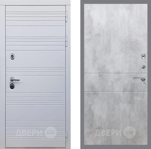 Входная металлическая Дверь Рекс (REX) 14 Силк Сноу FL-290 Бетон светлый в Электроуглях