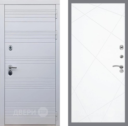 Входная металлическая Дверь Рекс (REX) 14 Силк Сноу FL-291 Силк Сноу в Электроуглях