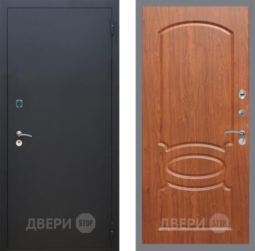 Входная металлическая Дверь Рекс (REX) 1A Черный Муар FL-128 Морёная берёза в Электроуглях