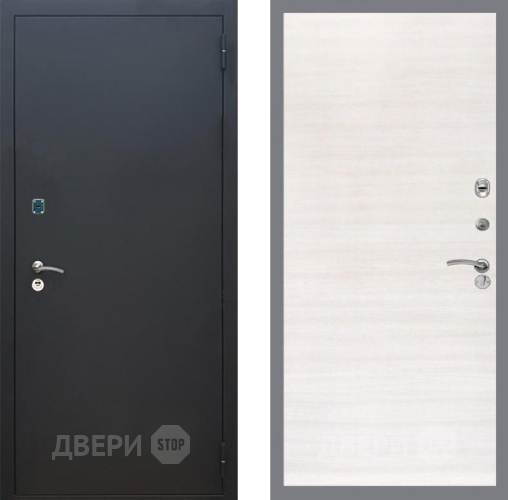 Входная металлическая Дверь Рекс (REX) 1A Черный Муар GL Акация в Электроуглях