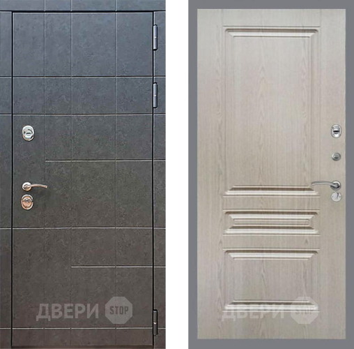 Входная металлическая Дверь Рекс (REX) 21 FL-243 Беленый дуб в Электроуглях