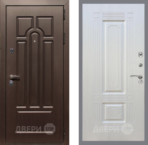 Входная металлическая Дверь Рекс (REX) Эврика FL-2 Лиственница беж в Электроуглях