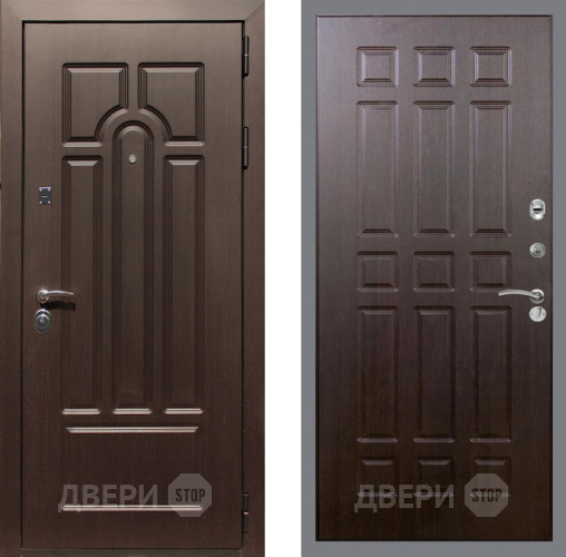 Входная металлическая Дверь Рекс (REX) Эврика FL-33 Венге в Электроуглях