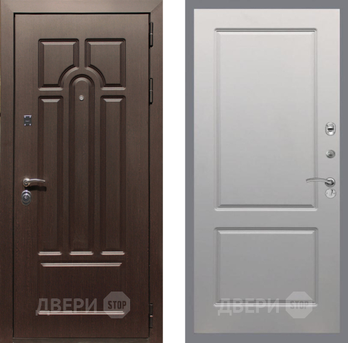 Входная металлическая Дверь Рекс (REX) Эврика FL-117 Грей софт в Электроуглях