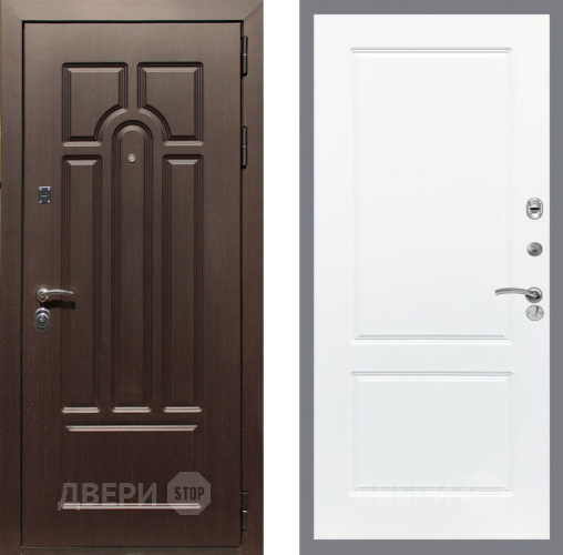 Входная металлическая Дверь Рекс (REX) Эврика FL-117 Силк Сноу в Электроуглях