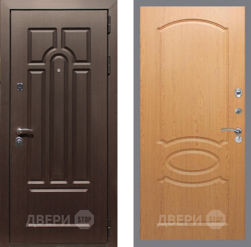 Дверь Рекс (REX) Эврика FL-128 Дуб в Электроуглях