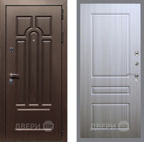 Входная металлическая Дверь Рекс (REX) Эврика FL-243 Сандал белый в Электроуглях