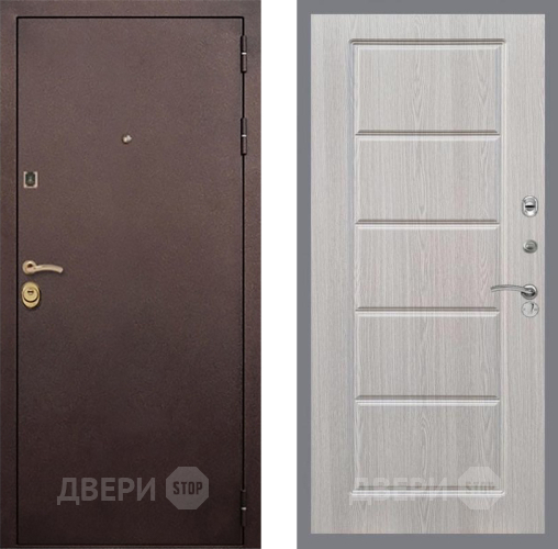 Входная металлическая Дверь Рекс (REX) Лайт 3К FL-39 Беленый дуб в Электроуглях