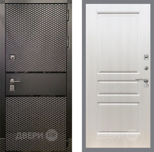 Входная металлическая Дверь Рекс (REX) 15 Черный Кварц FL-243 Лиственница беж в Электроуглях