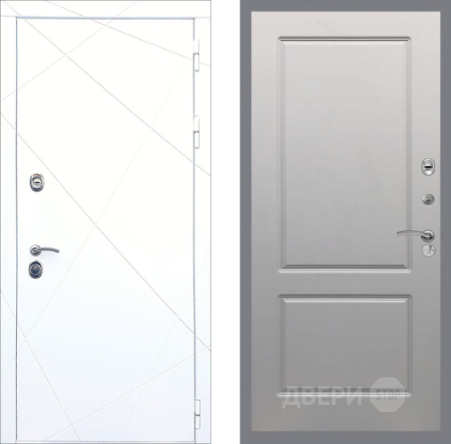 Входная металлическая Дверь Рекс (REX) 13 Силк Сноу FL-117 Грей софт в Электроуглях