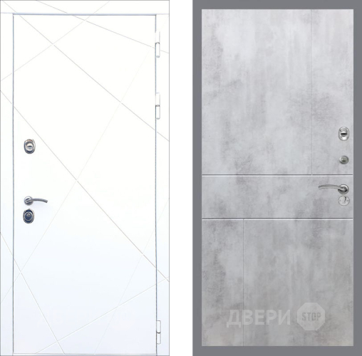 Входная металлическая Дверь Рекс (REX) 13 Силк Сноу FL-290 Бетон светлый в Электроуглях
