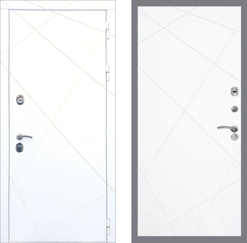 Входная металлическая Дверь Рекс (REX) 13 Силк Сноу FL-291 Силк Сноу в Электроуглях