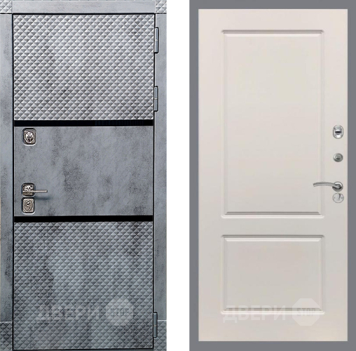 Входная металлическая Дверь Рекс (REX) 15 Бетон Темный FL-117 Шампань в Электроуглях