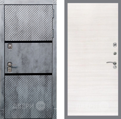 Входная металлическая Дверь Рекс (REX) 15 Бетон Темный GL Акация в Электроуглях